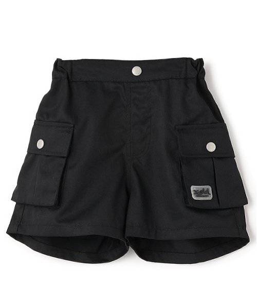 X-girl Stages（エックスガールステージス）の「【TBSドラマ フェイクマミー 着用アイテム】カーゴショートパンツ（その他パンツ・キッズ・ブルー/ブラック/カラフル・130cm/110cm/140cm/120cm/100cm）」の9枚目の写真