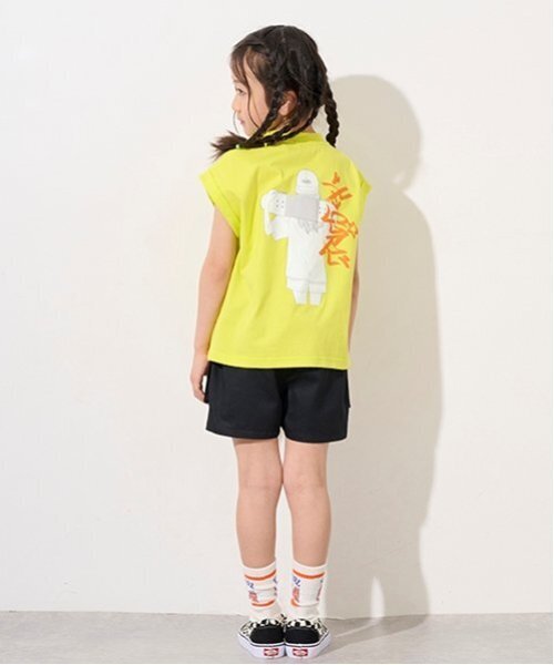 X-girl Stages（エックスガールステージス）の「【TBSドラマ フェイクマミー 着用アイテム】カーゴショートパンツ（その他パンツ・キッズ・ブルー/ブラック/カラフル・130cm/110cm/140cm/120cm/100cm）」の12枚目の写真