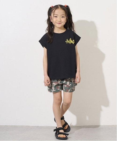 X-girl Stages(エックスガールステージス)の「カーゴショートパンツ(その他パンツ・キッズ・ブルー/ブラック/カラフル・130cm/110cm/140cm/120cm/100cm)」の10枚目の写真