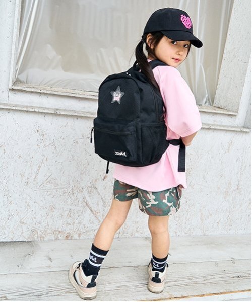 X-girl Stages(エックスガールステージス)の「カーゴショートパンツ(その他パンツ・キッズ・ブルー/ブラック/カラフル・130cm/110cm/140cm/120cm/100cm)」の12枚目の写真