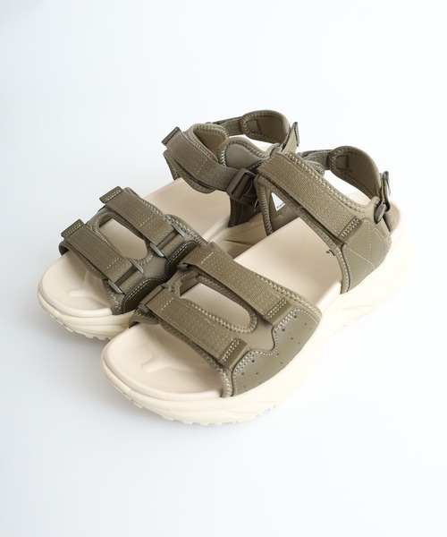 GERRY（ジェリー）の「GERRY ジェリー スポーツサンダル 厚底 ベルクロ 軽量（サンダル・メンズ・ブラック/カーキ/ベージュ・L/LL/M）」の20枚目の写真