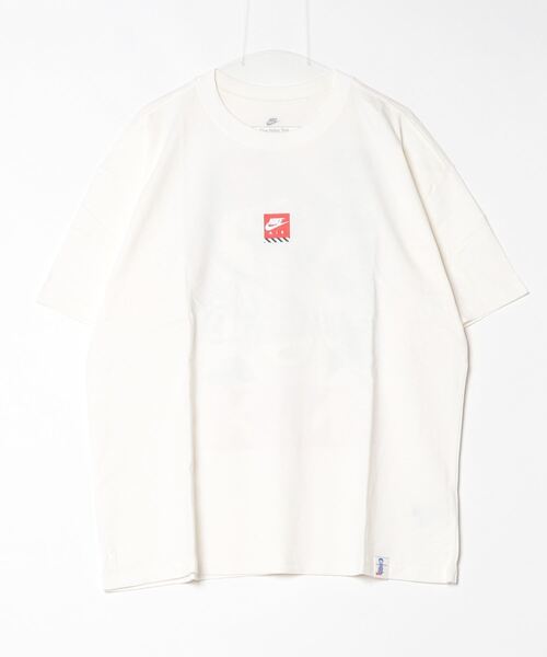 NIKE（ナイキ）の「【別注】ナイキ NIKE ナイキ NSW M90 OC ソール フード S/S Tシャツ 限定コラボ（Tシャツ/カットソー・メンズ・ブルー/オフホワイト/グレー・S/M/L/LL/3L）」の2枚目の写真
