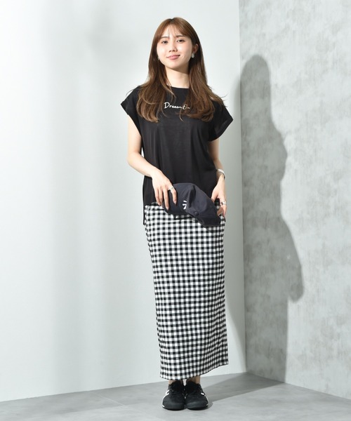 INTERPLANET（インタープラネット）の「ストレッチナロースカート（スカート・レディース・ブラック系その他/ブラック・FREE）」の12枚目の写真