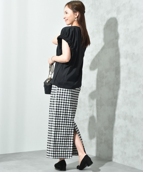 INTERPLANET（インタープラネット）の「ストレッチナロースカート（スカート・レディース・ブラック系その他/ブラック・FREE）」の7枚目の写真