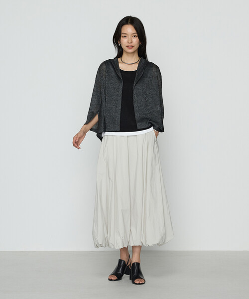 COMME CA（コムサ）の「レーヨンイタリア糸 カーディガン（カーディガン/ボレロ・レディース・ベージュ/オレンジ/グリーン/ブラック・11号/9号）」の12枚目の写真