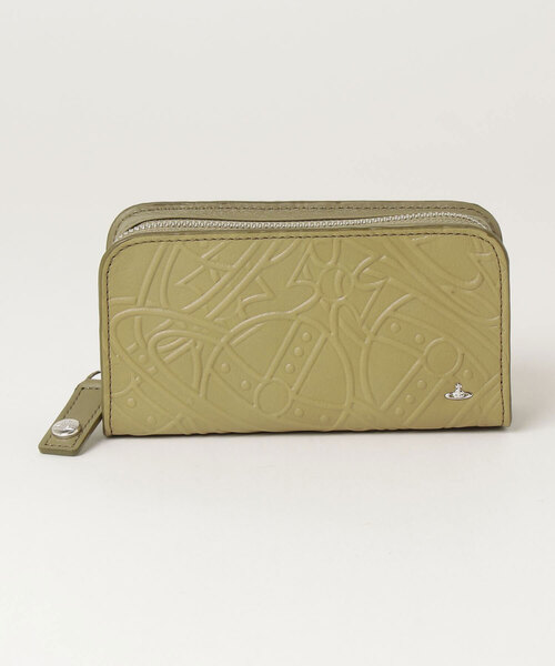TANGLED ORB LEATHER-ZIP BOXY POUCH（ポーチ）｜Vivienne