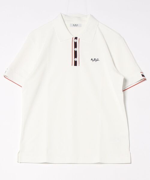 A.P.C. GOLF（アー・ペー・セー ゴルフ）の「Aaron T-shirt（Tシャツ/カットソー・メンズ・ダークネイビー/ホワイト・M/L）」の2枚目の写真