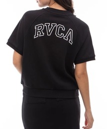 【RVCA/ルーカ】24SS ARCH RVCA SWEAT ST/バックプリントアーチカレッジロゴ半袖ライトスウェット・トレーナー
