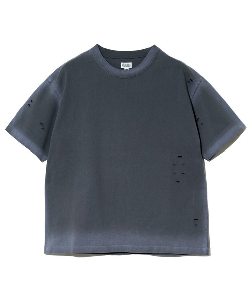 AOZORA（アオゾラ）の「AOZORA/アオゾラ　度詰め天竺 スプレーTシャツ（Tシャツ/カットソー・メンズ・ホワイト/ブラック・LARGE/X-LARGE/MEDIUM）」の8枚目の写真