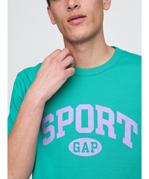 GAP SPORTロゴ リラックスTシャツ