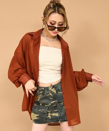 ANAP | シンプル シアー シャツ ブラウス(シャツ/ブラウス)