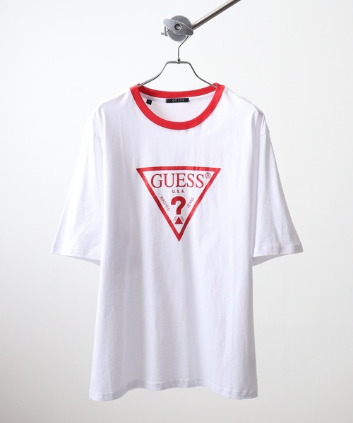 Guess(ゲス)の「GUESS UNI S/SLV TEE SHIRT5 Tシャツ(Tシャツ/カットソー・メンズ・ブラック/ホワイト・S/M/XL/L)」の3枚目の写真