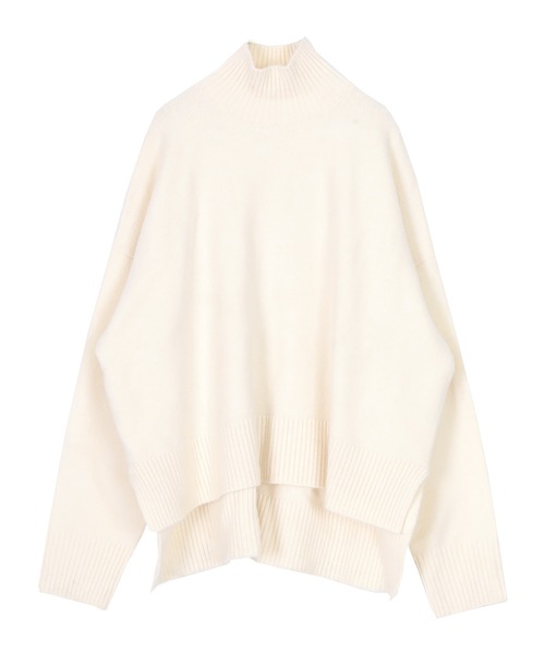 セール】スフレタッチハイネックオーバーサイズニット（ニット