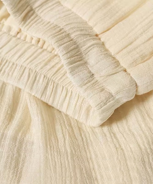 aimoha（アイモハ）の「ティアードギャザーロングスカート（スカート・レディース・ブラック/ライトベージュ/ピンク/ホワイト/ベージュ・FREE）」の11枚目の写真