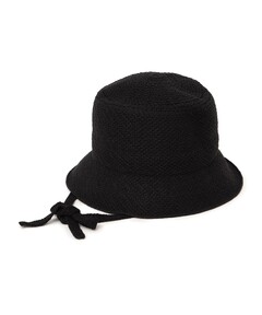supreme ロロピアーナ　バケットハット シルク　麻黒　ブラック バケット01 セーラーブリム BLACK LABEL FW23 グログラン