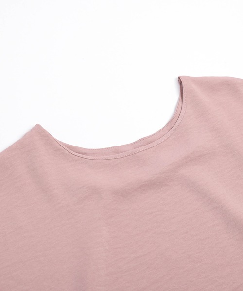 AMELY(エミリー)の「サイドスリットドルマンスリーブプルオーバー(Tシャツ/カットソー・レディース・ピンク/ブラウン/ベージュ/ブラック・フリー)」の13枚目の写真