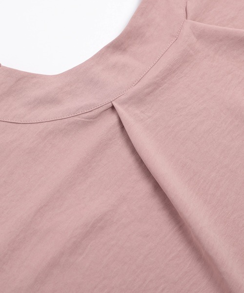AMELY(エミリー)の「サイドスリットドルマンスリーブプルオーバー(Tシャツ/カットソー・レディース・ピンク/ブラウン/ベージュ/ブラック・フリー)」の21枚目の写真