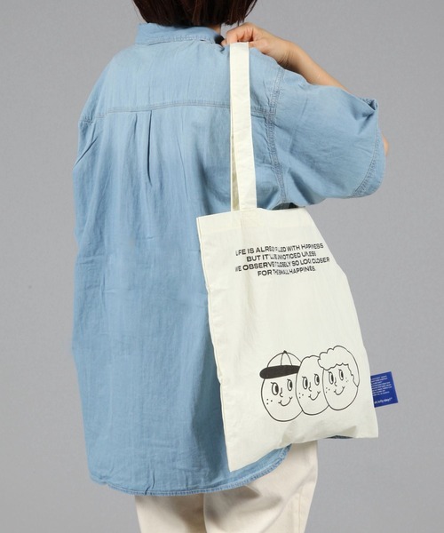 studio CLIP（スタディオクリップ）の「トートバッグ［OH！LOLLY DAY！］（トートバッグ・レディース・グリーン/アイボリー・FREE）」の3枚目の写真