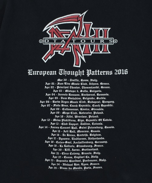 GILDAN(ギルダン)の「【USED】Y2K GILDAN “DEATH TOUR” バンド Tシャツ(Tシャツ/カットソー・メンズ・ブラック・X-LARGE)」の7枚目の写真