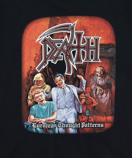 GILDAN(ギルダン)の「【USED】Y2K GILDAN “DEATH TOUR” バンド Tシャツ(Tシャツ/カットソー・メンズ・ブラック・X-LARGE)」の2枚目の写真