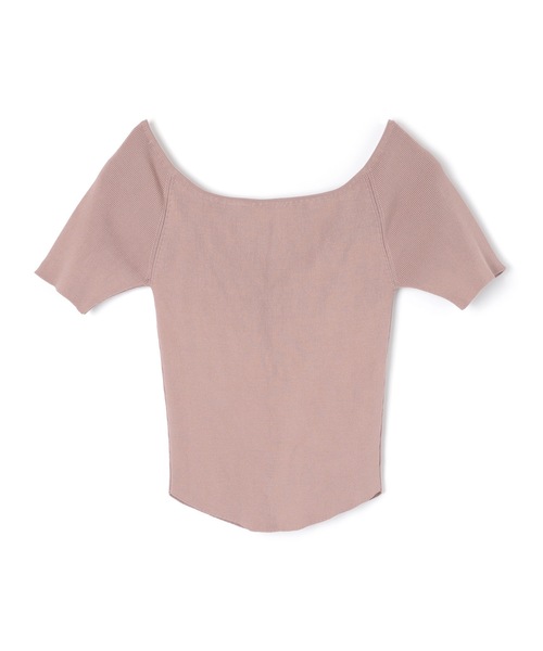 M DOLLY(エムドリー)の「*M DOLLY original* front drop hall ribbon tops/フロントドロップホールリボントップス(ニット/セーター・レディース・アイボリー/ブラック/モカ・FREE)」の20枚目の写真