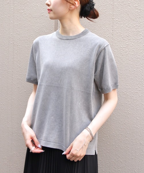 RYE TENDER（ライテンダー）の「RYE TENDER/ライテンダー　サンレイTEE　SUNRAY TEE（Tシャツ/カットソー・レディース・ブラック/グレー・0/1/2）」の4枚目の写真