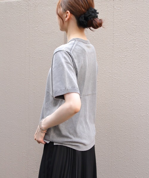RYE TENDER（ライテンダー）の「RYE TENDER/ライテンダー　サンレイTEE　SUNRAY TEE（Tシャツ/カットソー・レディース・ブラック/グレー・0/1/2）」の5枚目の写真