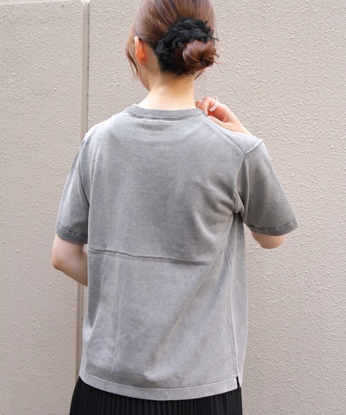 RYE TENDER（ライテンダー）の「RYE TENDER/ライテンダー　サンレイTEE　SUNRAY TEE（Tシャツ/カットソー・レディース・ブラック/グレー・0/1/2）」の6枚目の写真