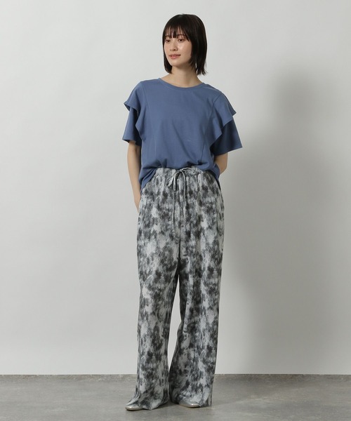LAKOLE(ラコレ)の「ラッフルTEE / 499837(Tシャツ/カットソー・レディース・オフホワイト/ブルー/ブラック・FREE)」の15枚目の写真
