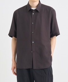 CINOH/チノ】別注 ACETATE SATIN HALF SLEEVE SHIRT/アセテート