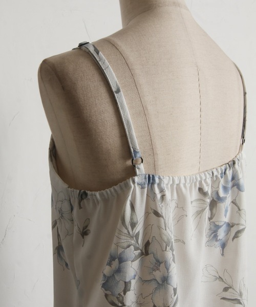 tocco closet(トッコ クローゼット)の「【トップス&ワンピース&帯の3点セット】2WAY♪フラワーブーケセパレート浴衣(浴衣・レディース・ブルー・FREE)」の15枚目の写真
