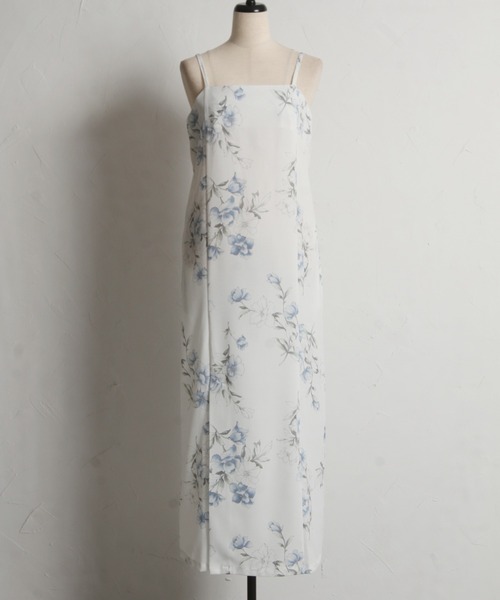 tocco closet(トッコ クローゼット)の「【トップス&ワンピース&帯の3点セット】2WAY♪フラワーブーケセパレート浴衣(浴衣・レディース・ブルー・FREE)」の17枚目の写真