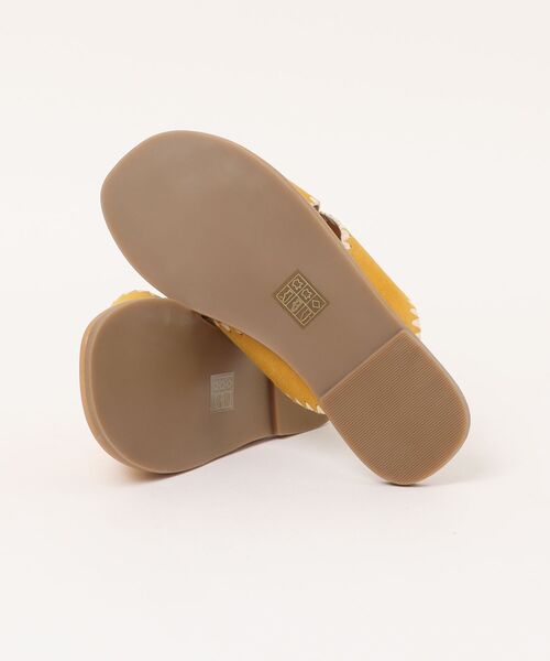 PAOLO BOVE（パオロボーヴ）の「PAOLO BOVE GMT-01-M24 ハンドステッチクロスサンダル（サンダル・レディース・イエロー/テラコッタ/ブラック・36/37/38/39/35）」の5枚目の写真