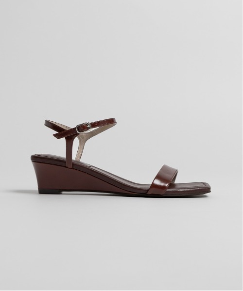 A de Vivre（アドゥヴィーヴル）の「【本革】レザー ウェッジサンダル（サンダル・レディース・ブラウン/ライム/ブラック・S/M/L/LL）」の11枚目の写真