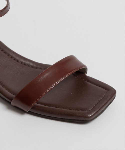 A de Vivre（アドゥヴィーヴル）の「【本革】レザー ウェッジサンダル（サンダル・レディース・ブラウン/ライム/ブラック・S/M/L/LL）」の18枚目の写真