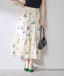 &. NOSTALGIA（アンドドットノスタルジア）の「【ZOZO限定】フラワープリントティアードスカート（スカート）」