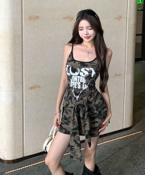 フェイクレイヤード ワンピース 半袖 ミディ 韓国系 2色 g3129 フェイクレイヤード ワンピース 半袖 ミディ 韓国系 2色 g3129