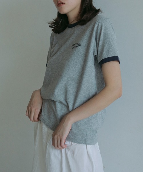 anuke アンヌーク　ホワイト 半袖Tシャツ Fサイズ anuke SALE30%OFF アンヌーク 2025SpringSummer トップス