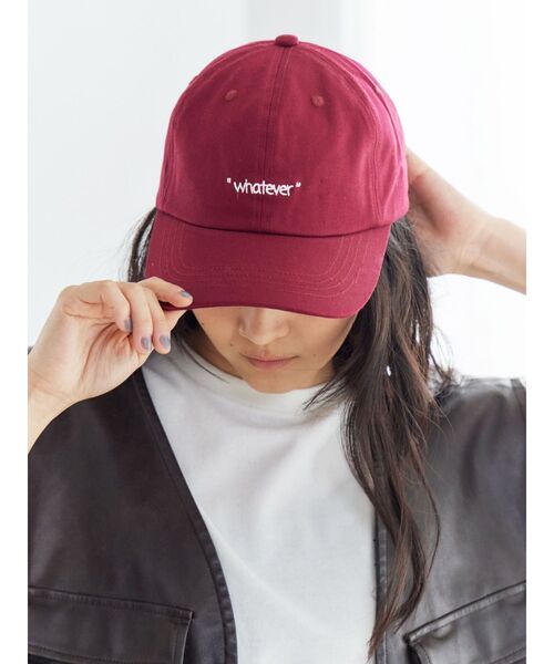 Ungrid(アングリッド)の「エンブロイダリーロゴキャップ(キャップ・レディース・レッド/オフホワイト/チャコールグレー・FREE)」の20枚目の写真