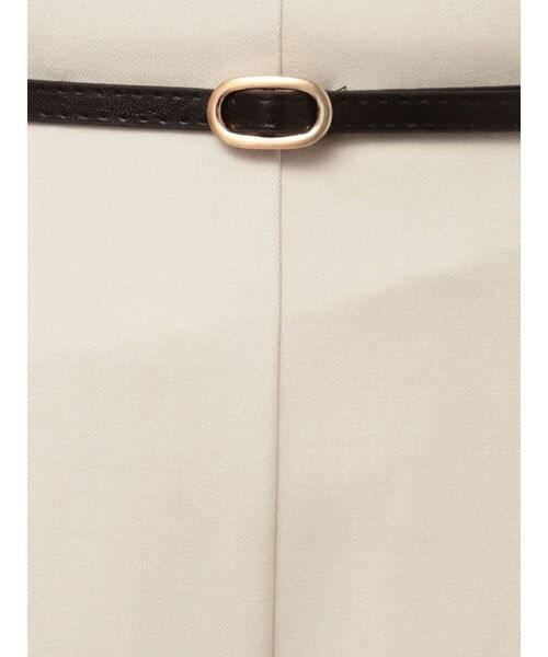 LAGUNAMOON（ラグナムーン）の「バイカラーベルトパンツ（その他パンツ・レディース・アイボリー/ダークブラウン/チャコールグレー・MEDIUM/SMALL）」の18枚目の写真