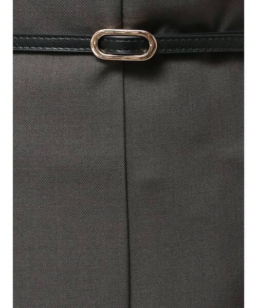 LAGUNAMOON（ラグナムーン）の「バイカラーベルトパンツ（その他パンツ・レディース・アイボリー/ダークブラウン/チャコールグレー・MEDIUM/SMALL）」の17枚目の写真