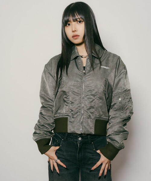 Subciety(サブサエティ)の「CWU-36P【WOMEN】(ミリタリージャケット・レディース・カモフラージュ/ブラック/オリーブ・FREE)」の14枚目の写真