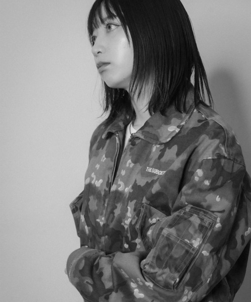 Subciety(サブサエティ)の「CWU-36P【WOMEN】(ミリタリージャケット・レディース・カモフラージュ/ブラック/オリーブ・FREE)」の6枚目の写真
