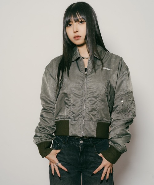 Subciety(サブサエティ)の「CWU-36P【WOMEN】(ミリタリージャケット・レディース・カモフラージュ/ブラック/オリーブ・FREE)」の13枚目の写真