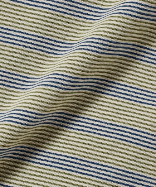 BEAMS PLUS(ビームスプラス)の「ピンストライプ ポケット Tシャツ(Tシャツ/カットソー・メンズ・ライトブラウン/オフホワイト/グリーン・MEDIUM/SMALL/XX-LARGE/LARGE/X-LARGE)」の8枚目の写真