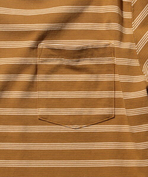 BEAMS PLUS(ビームスプラス)の「ピンストライプ ポケット Tシャツ(Tシャツ/カットソー・メンズ・ライトブラウン/オフホワイト/グリーン・MEDIUM/SMALL/XX-LARGE/LARGE/X-LARGE)」の15枚目の写真