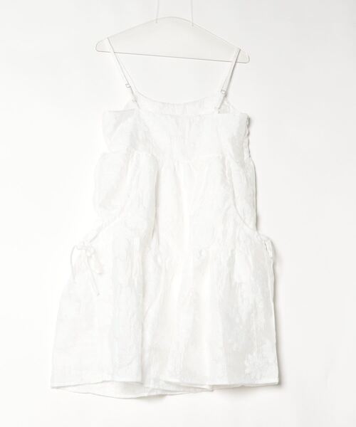FREE STYLISTS(フリー スタイリスト)の「YUGA_YGMC Jacquard camisole dress(ワンピース・レディース・ブラック/ホワイト/ベビーピンク・FREE)」の4枚目の写真