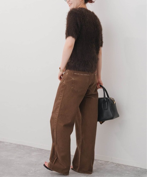 Spick & Span（スピックアンドスパン）の「upper hights/アッパーハイツ  THE NIECE MIDRISE（デニムパンツ・レディース・チャコールグレー/ブラウン・25/24/23/22）」の6枚目の写真