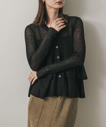 SENSE OF PLACE by URBAN RESEARCH | シアーペプラムカーディガン(カーディガン/ボレロ)