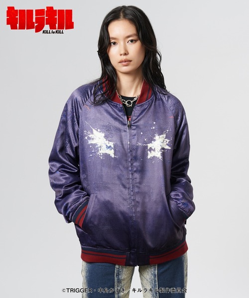 未使用品　glamb ヒデリバーシブルスカジャパー glamb hide リバーシブルスカジャパー Lサイズ X JAPAN - メルカリ